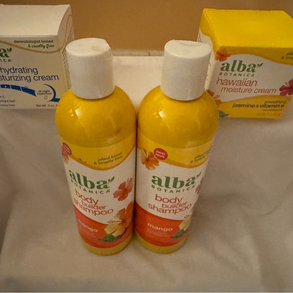 Alba Botanica Mango Body Builder Shampoo - Vibrant Yellow- 2 pk